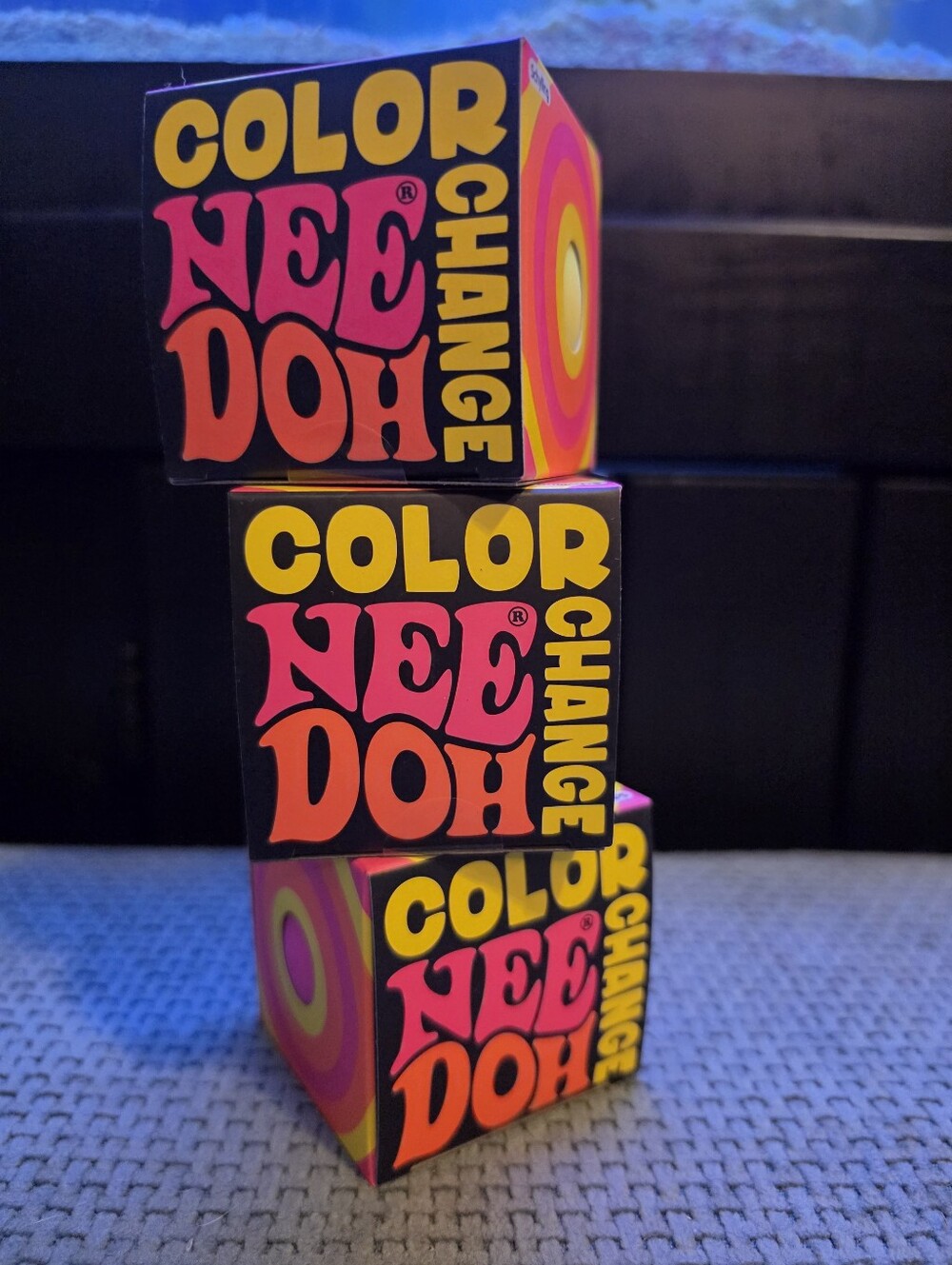 Full Set of 3 Color Change NeeDoh Balls - Pink, Yellow & Blue